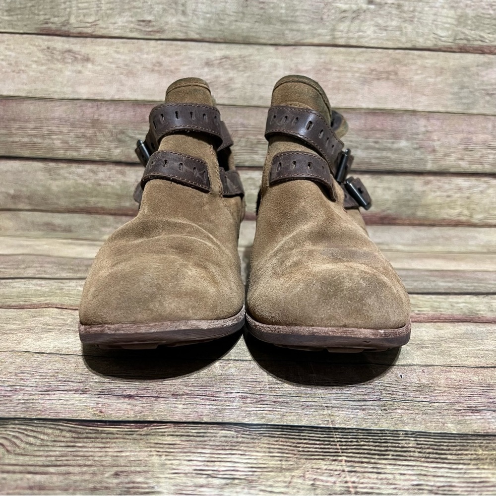 Ugg Brown Leather Patsy Chestnut Ankle Boots - image 4